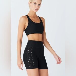 Gigi C Biker Short Sz L